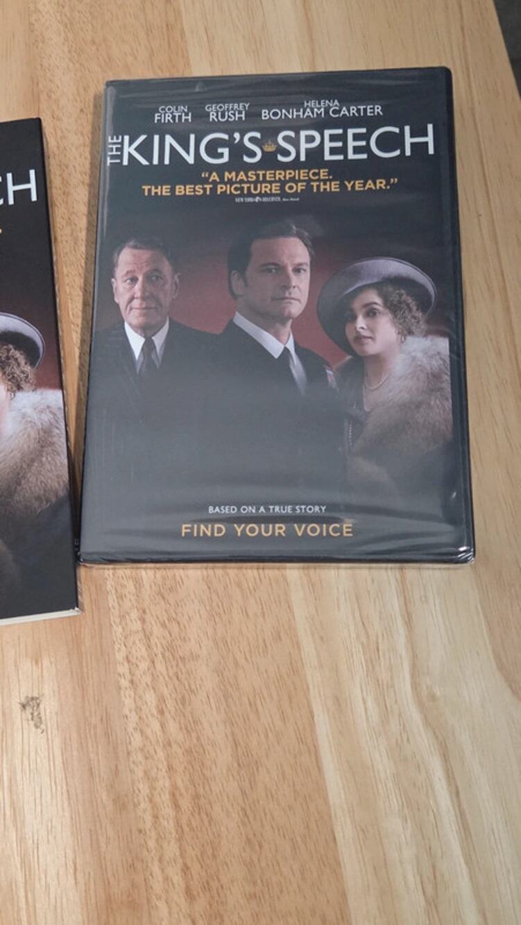 The King's Speech DVD Brand New Sealed with Slipcover Colin Firth 2011